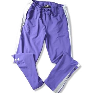 Under Armour HeatGear Purple Storm Squad Loose Fit Track Pants SZ XS
